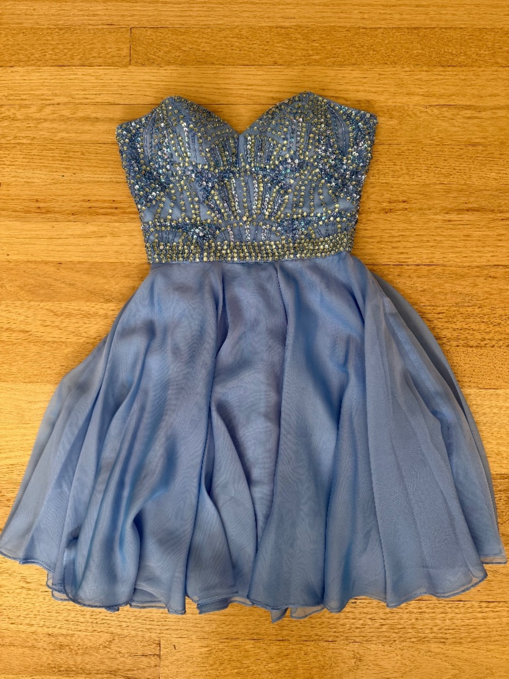 Sherri Hill Strapless Dress